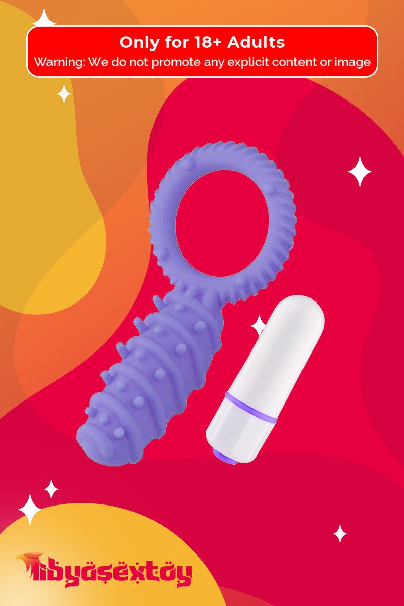 Clitoral Banger Spikes Premium Cockring With Bullet CR-015