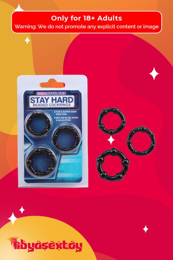 STAY HARD BEADED COCKRINGS CR-020