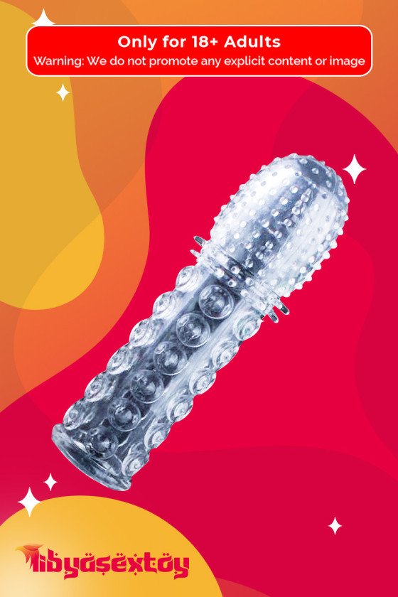 Crystal Penis Sleeve Textured Extension PES-021