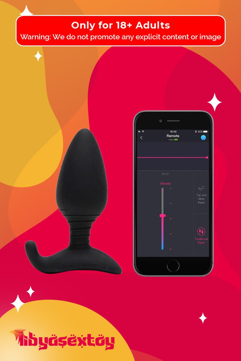 Lovense Hush App Controlled Vibrating Butt Plug (1.5 inch/1.75 inch) ACV-004