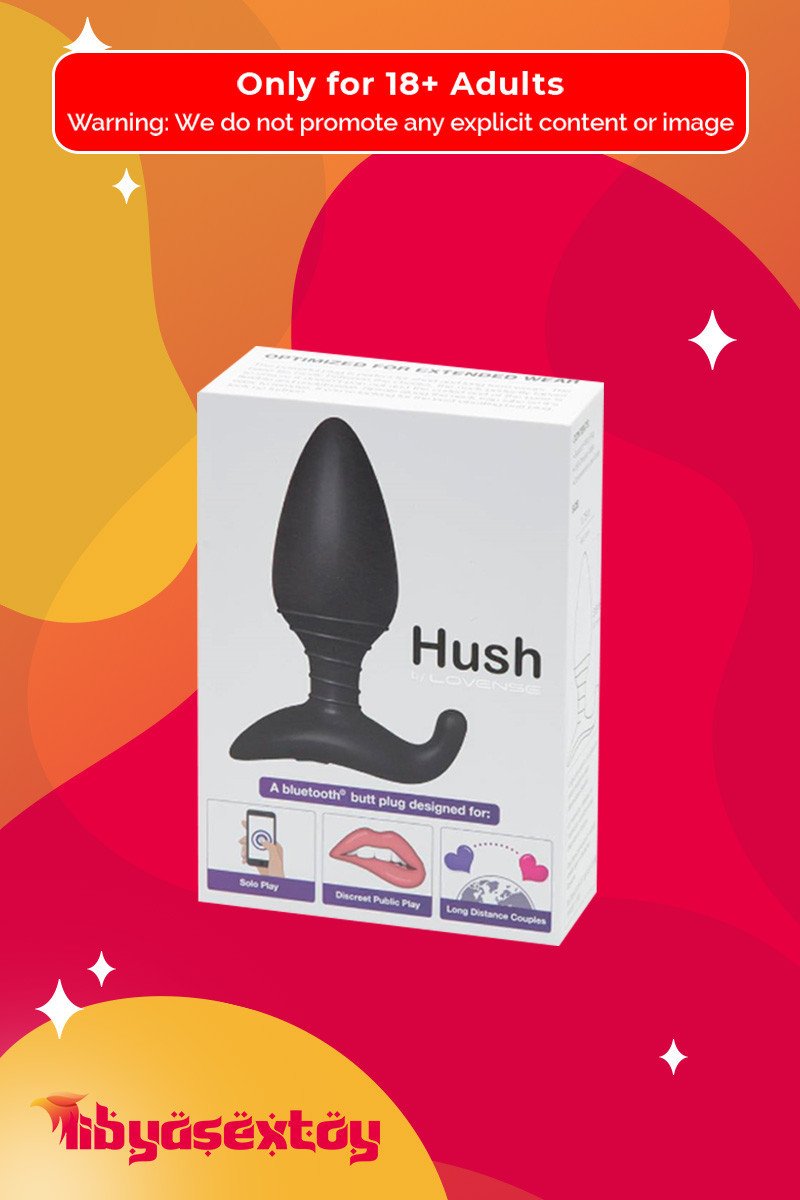 Lovense Hush App Controlled Vibrating Butt Plug (1.5 inch/1.75 inch) ACV-004